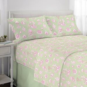 Wicked For Good Katie Kime Artwork Full Sheet Set Green Pink Character Artwork